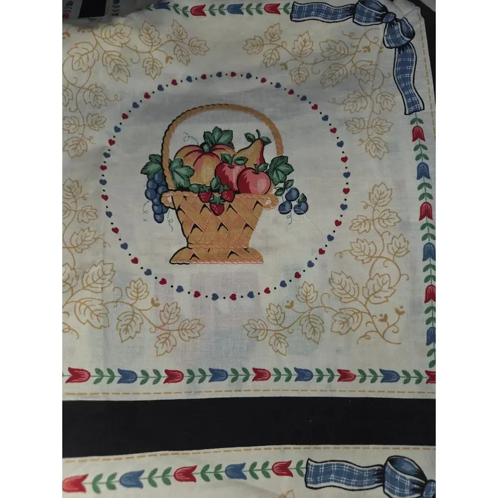 Vintage Quilt Block Fabric Farm Country 2.5 Yards